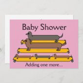 Einladung zur Skateboard-Dackel (Vorne/Hinten)