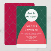 Einladung zur Ski Cap (Vorne/Hinten)