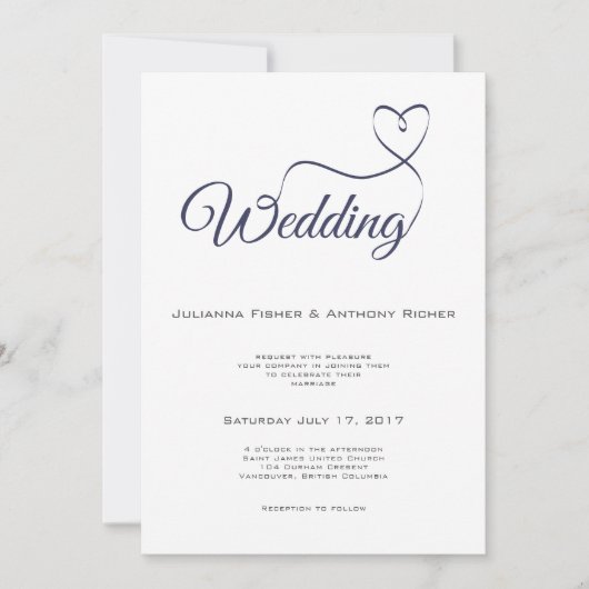 Einladung zur Skripthochzeit (Vorderseite)