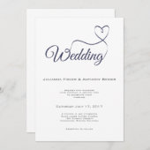 Einladung zur Skripthochzeit (Vorne/Hinten)