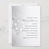 Einladung zur Snowflake Holiday Party (Vorderseite)