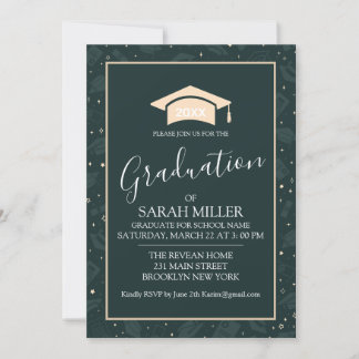 Einladung zur sofort bearbeitbaren Graduiertenpart