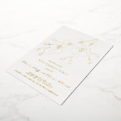 Einladung zur "Soft Blue Orchid Engagement Party" (Gedreht)