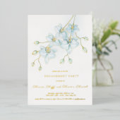 Einladung zur "Soft Blue Orchid Engagement Party" (Stehend vorne)