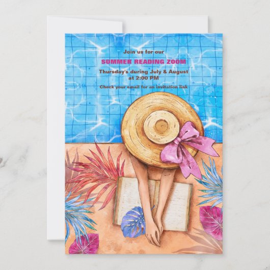 Einladung zur Sommerlesung (Vorderseite)