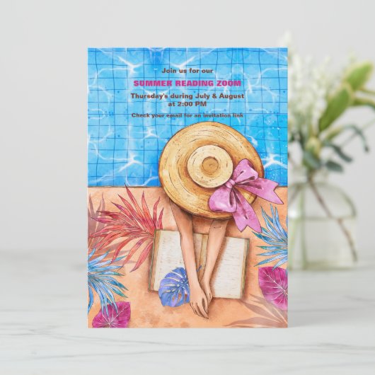 Einladung zur Sommerlesung (Stehend Vorderseite)