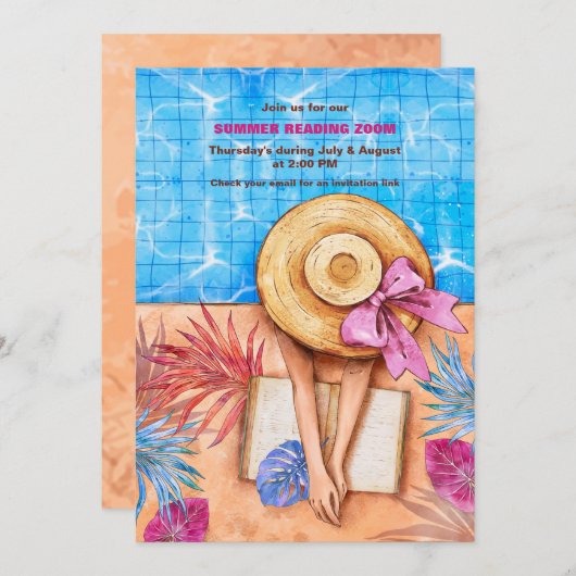 Einladung zur Sommerlesung (Vorne/Hinten)