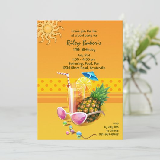 Einladung zur Sommerzeit (Stehend Vorderseite)