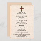 Einladung zur Sonderbeerdigung Rainbow Cross Zerem (Vorne/Hinten)