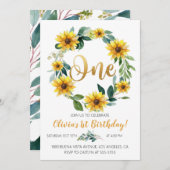 Einladung zur Sonnenblume (Vorne/Hinten)