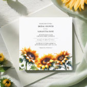 Einladung zur Sonnenblume Bridal Dusche