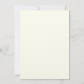 Einladung zur Sonnenblumenhochzeit (Rückseite)