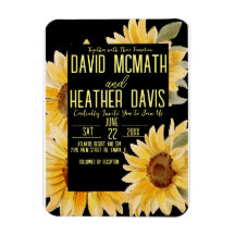 Einladung zur Sonnenblumenhochzeit