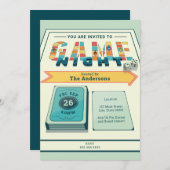 Einladung zur Spielnacht (Vorne/Hinten)