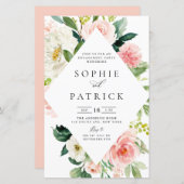 Einladung zur Spring Floral Frame-Gruppe (Vorne/Hinten)