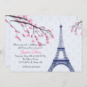 Einladung zur Springtime in Paris (Vorne/Hinten)