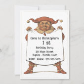 Einladung zur !st Birthday Party (Vorderseite)