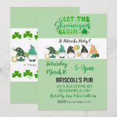 Einladung zur St. Patrick's Day-Party (Vorne/Hinten)