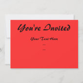 Einladung zur Star Card (Rückseite)