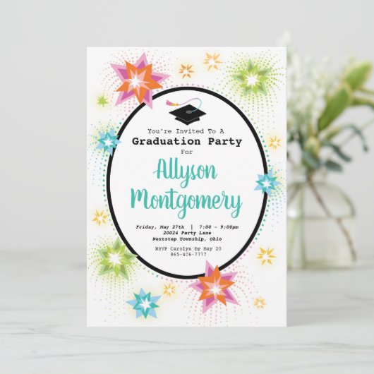 Einladung zur Startorengraduation (Stehend Vorderseite)