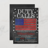 Einladung zur Stationierung von Dienstanrufen (Vorne/Hinten)