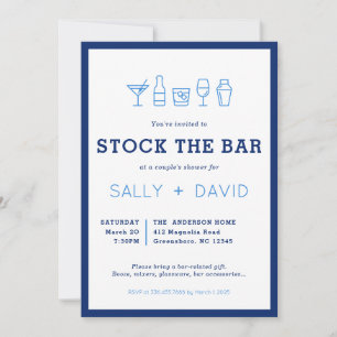 Einladung zur Stock The Bar Couple's Shower
