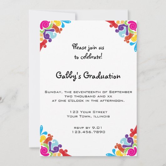 Einladung zur Studentenveranstaltung (Vorderseite)