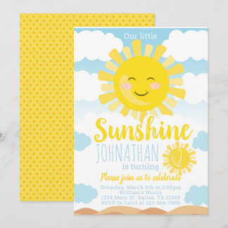 Einladung zur Sunshine Birthday Party