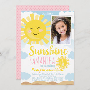 Einladung zur Sunshine Birthday Party