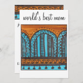 Einladung zur süßen und süßen Mutter-Tag Brunch (Vorne/Hinten)