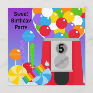 Einladung zur Sweet Birthday Party