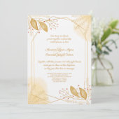 Einladung zur Sweet Surrender Hochzeit (Stehend Vorderseite)