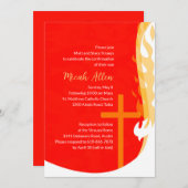 Einladung zur Taube- und Kreuzbestätigung (Vorne/Hinten)