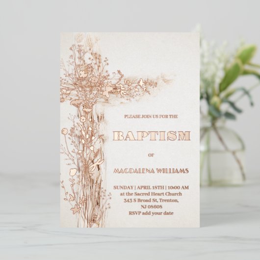 Einladung zur Taufe (Stehend vorne)