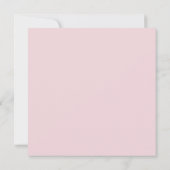 Einladung zur Taufe des rosa Bow (Rückseite)