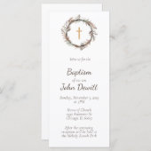 Einladung zur Taufe, Einladung zur bautio para niñ (Vorne/Hinten)