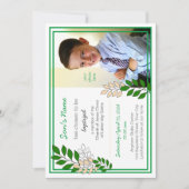 Einladung zur Taufe für 8-Jährige (Vorderseite)