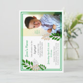 Einladung zur Taufe für 8-Jährige (Stehend Vorderseite)