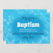 Einladung zur Taufe für Erwachsene (Vorne/Hinten)