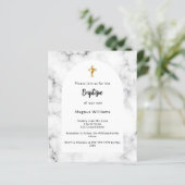 Einladung zur Taufe zum Marmorbogen (Stehend Vorderseite)