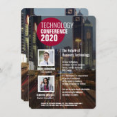 Einladung zur Technologiekonferenz (Vorne/Hinten)