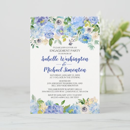 Einladung zur Teilnahme an der Aktion "Blau und We (Stehend Vorderseite)