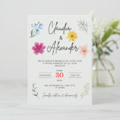 Einladung zur Teilnahme an einem Party (Stehend Vorderseite)