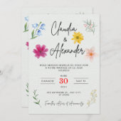 Einladung zur Teilnahme an einem Party (Vorne/Hinten)