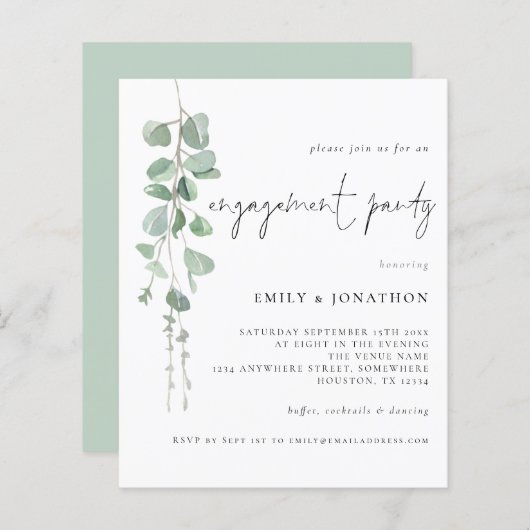 Einladung zur Teilnahme an Eukalyptus-Skripten (Vorne/Hinten)