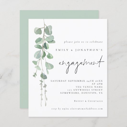 Einladung zur Teilnahme an Eukalyptus-Skripten (Vorne/Hinten)