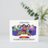 Einladung zur Teilnahme an unserer Buchgruppe (Stehend Vorderseite)