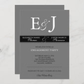 Einladung zur traditionellen Engagierungspartei (Vorne/Hinten)