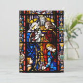 Einladung zur traditionellen katholischen Hochzeit (Stehend Vorderseite)