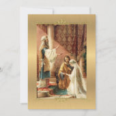 Einladung zur traditionellen katholischen Hochzeit (Vorderseite)